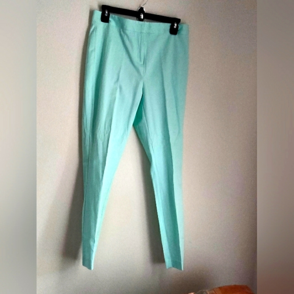 Metaphor Pants Women 8 Light Green Career Elegant Preppy Academia Dinner Church